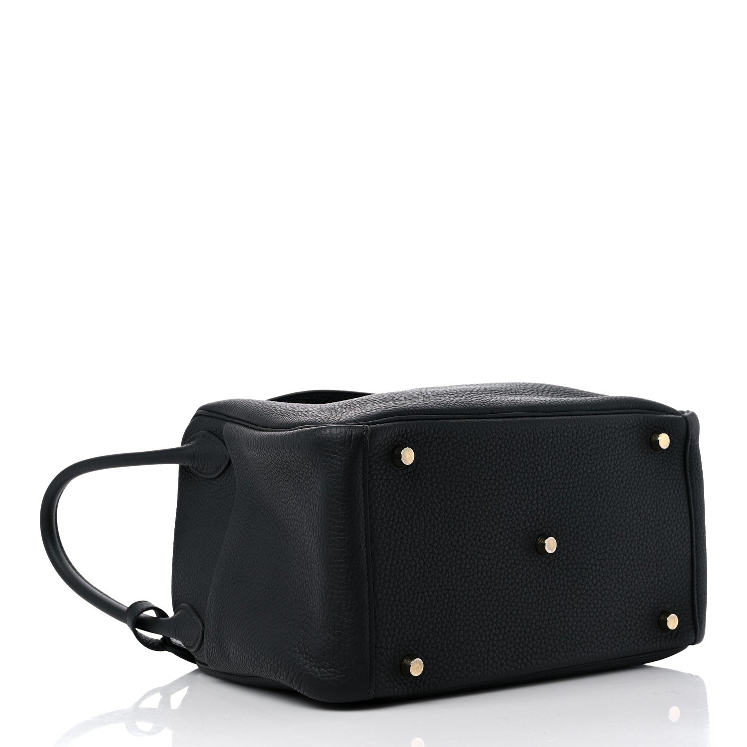 Hermes Taurillon Clemence Lindy 30 Black 4 of 9