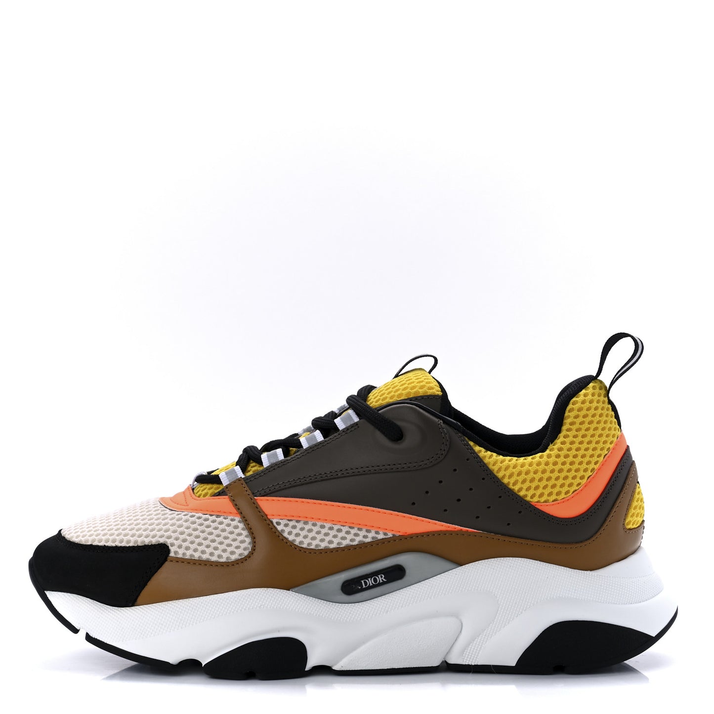 Technical Mesh Calfskin Mens B22 Sneakers 44 Multicolor