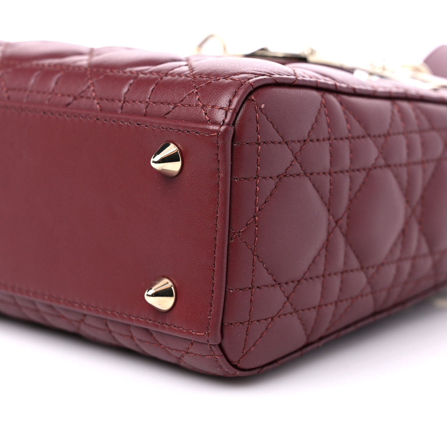 Lambskin Cannage Small My ABCDior Lady Dior Plum