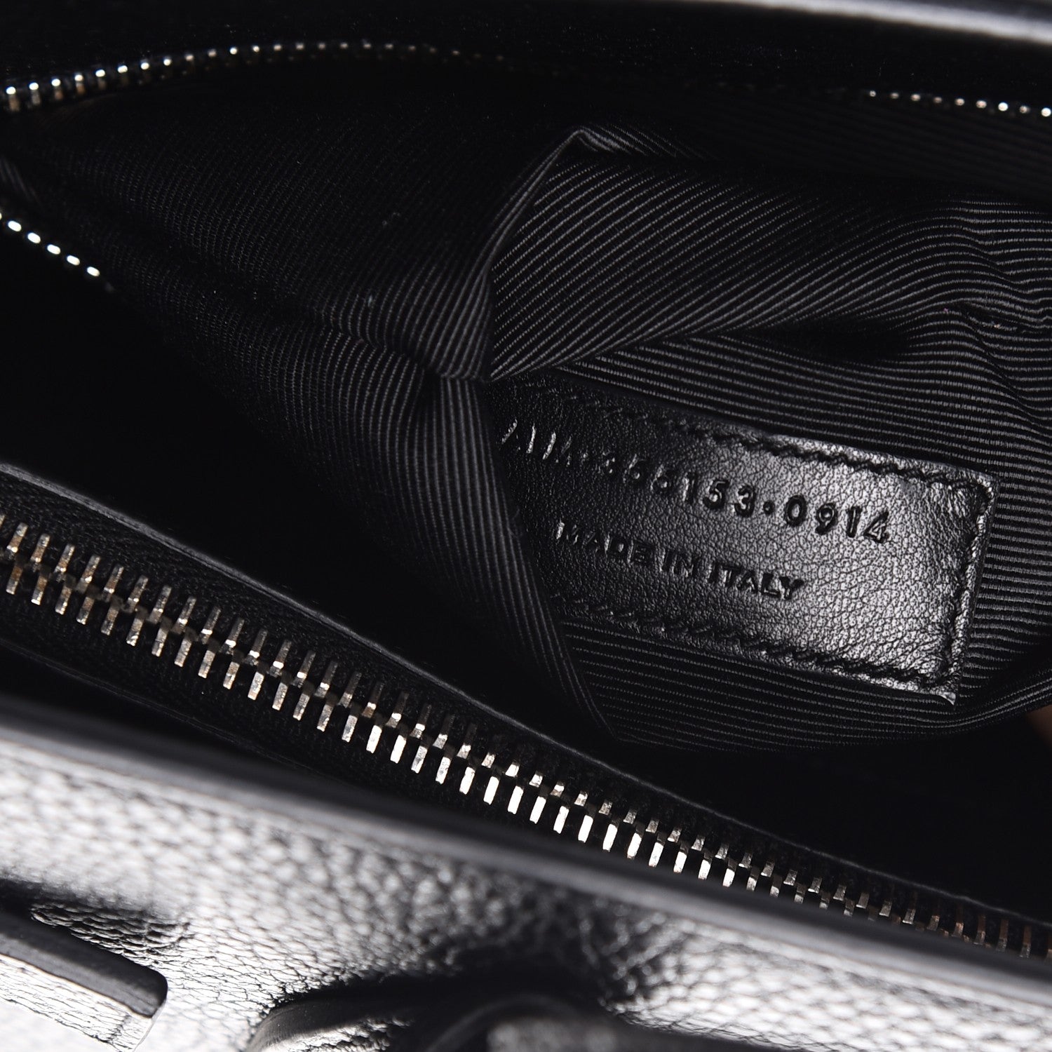 Saint Laurent Grained Calfskin Small Sac De Jour Black 8 of 8