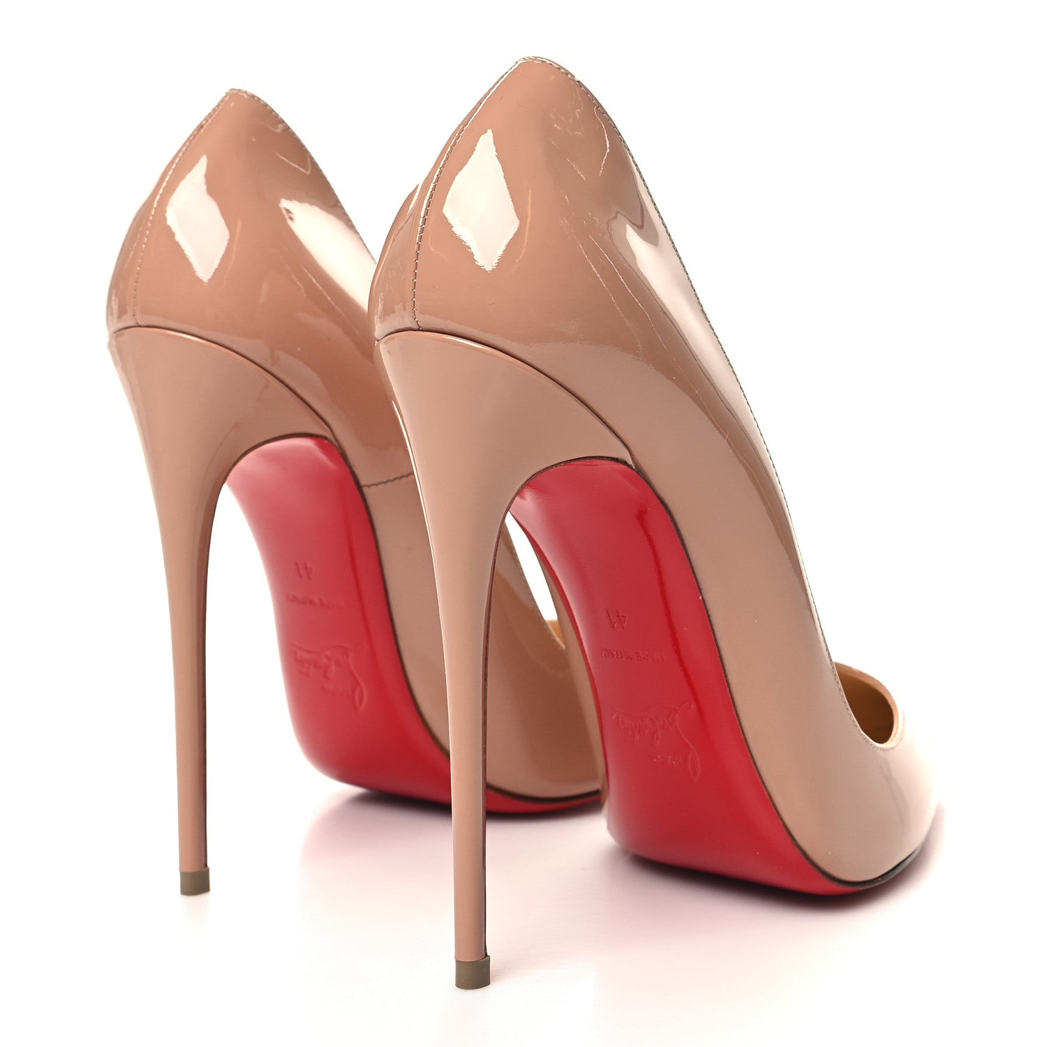 Christian Louboutin Patent So Kate 120 Pumps 41 Nude 4 of 7