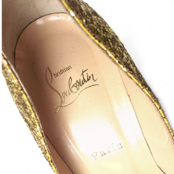 Glitter Altadama 100 Pumps 38.5 Gold