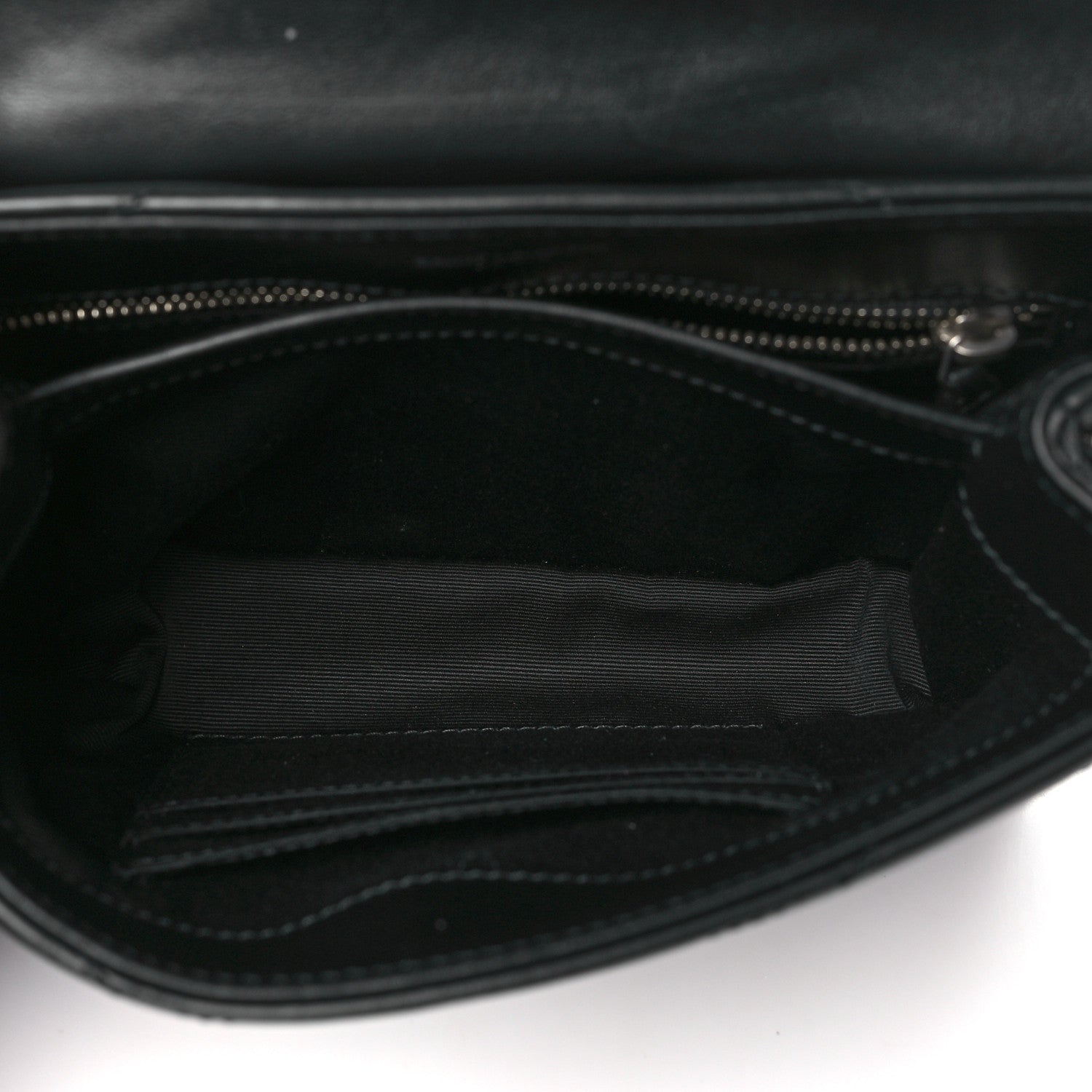 Saint Laurent Calfskin Y Quilted Monogram Toy Loulou Crossbody Bag Black 5 of 11