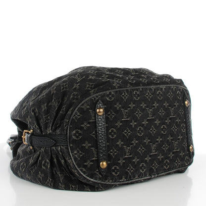 Louis Vuitton Denim Mahina XL Black 4 of 7