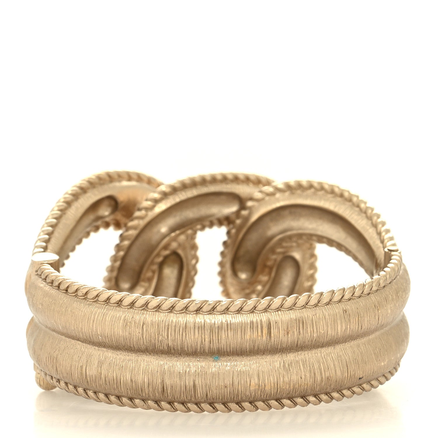 Chanel Pearl CC Cuff Gold 3 of 5