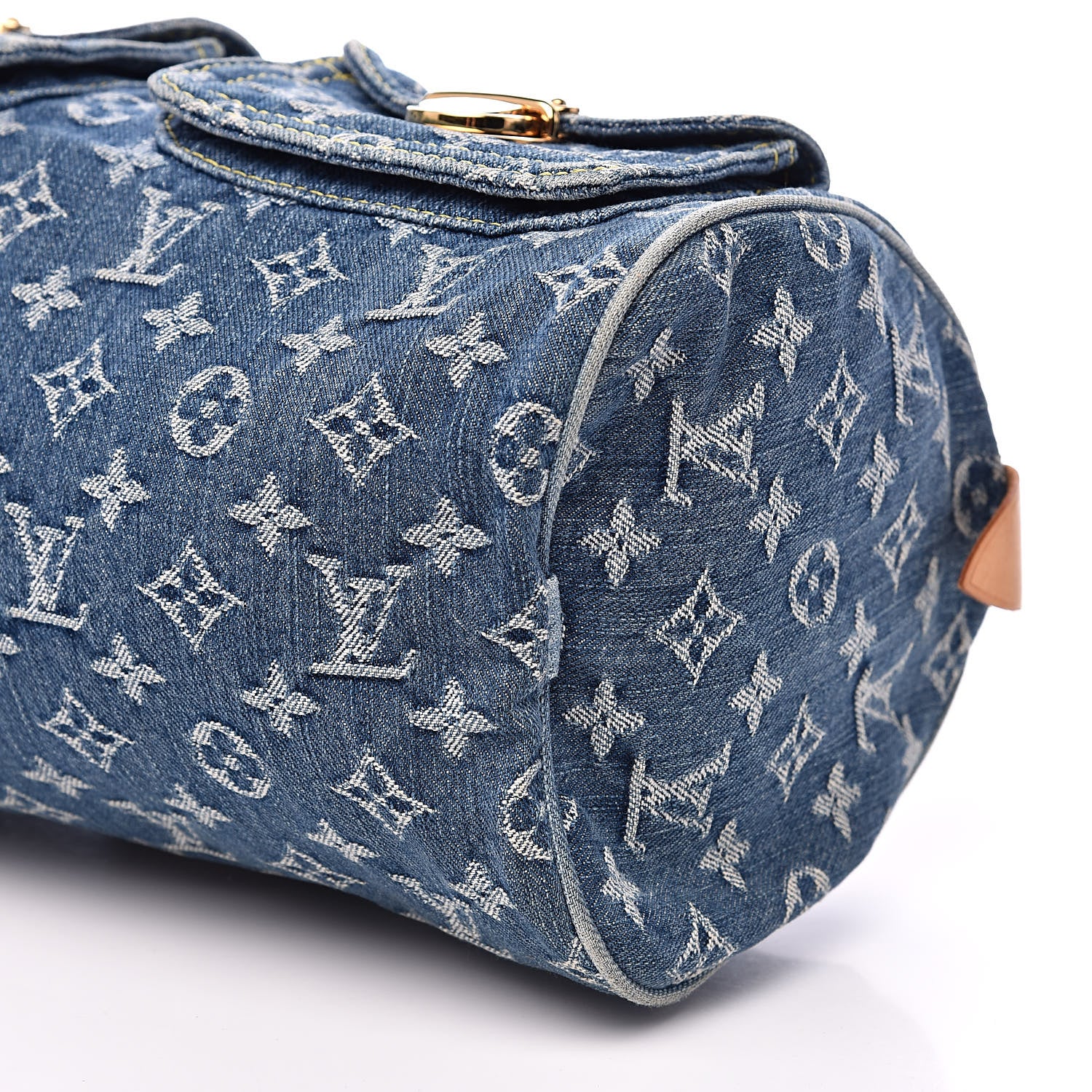 Louis Vuitton Monogram Denim Neo Speedy Blue 9 of 11