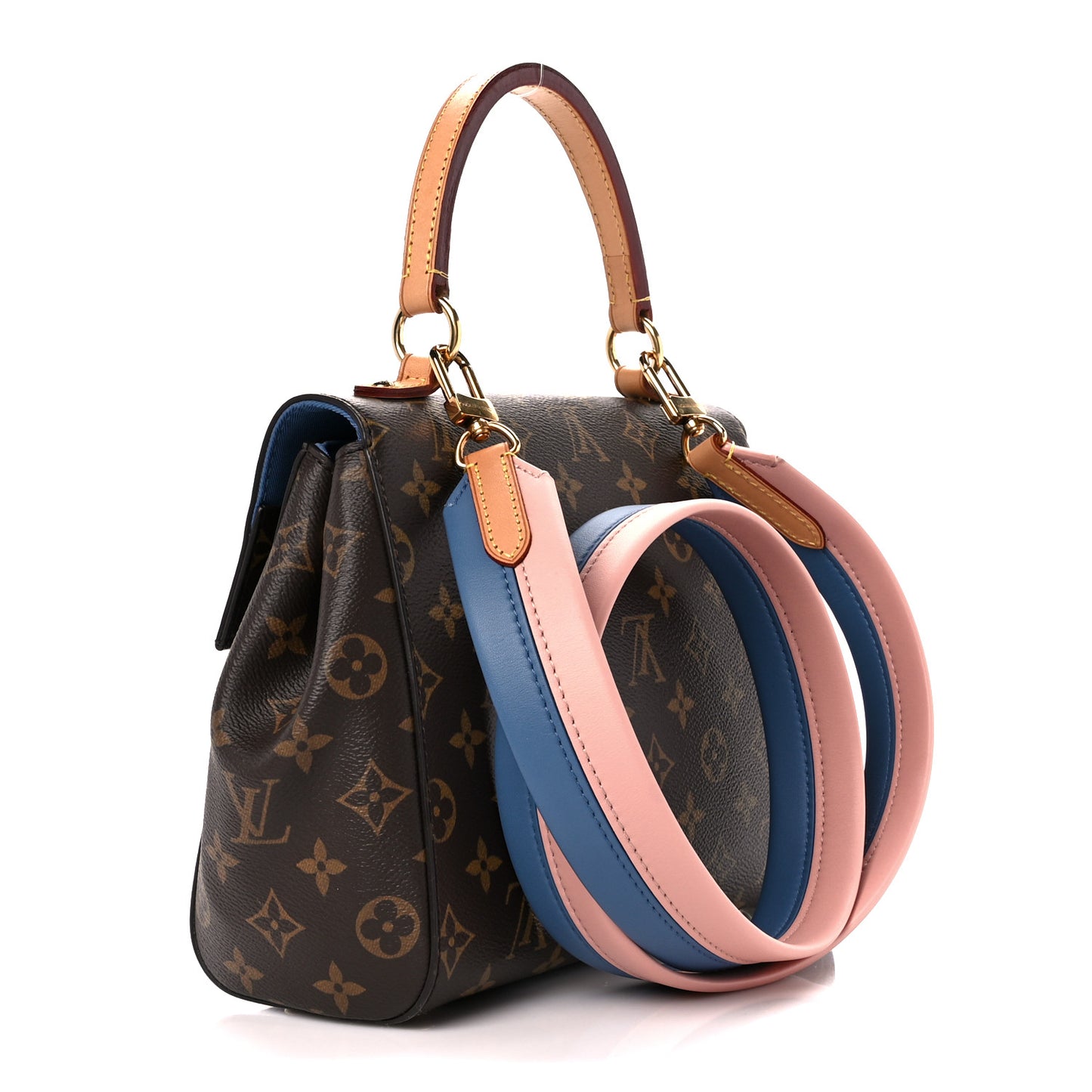 Monogram Cluny BB Blue Jean Pink