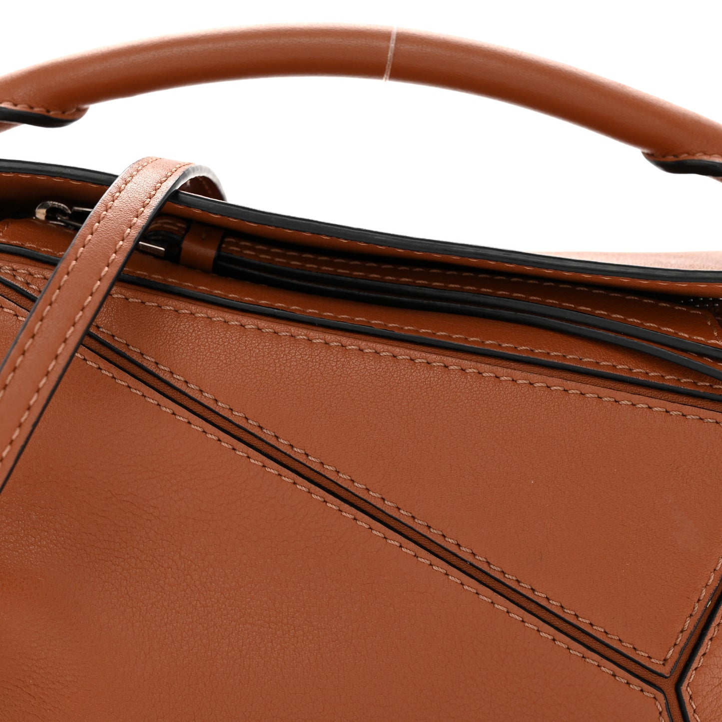 Calfskin Mini Puzzle Bag Tan