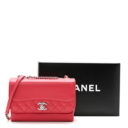 Chanel Calfskin Mini Tramezzo Flap Red 15 of 15