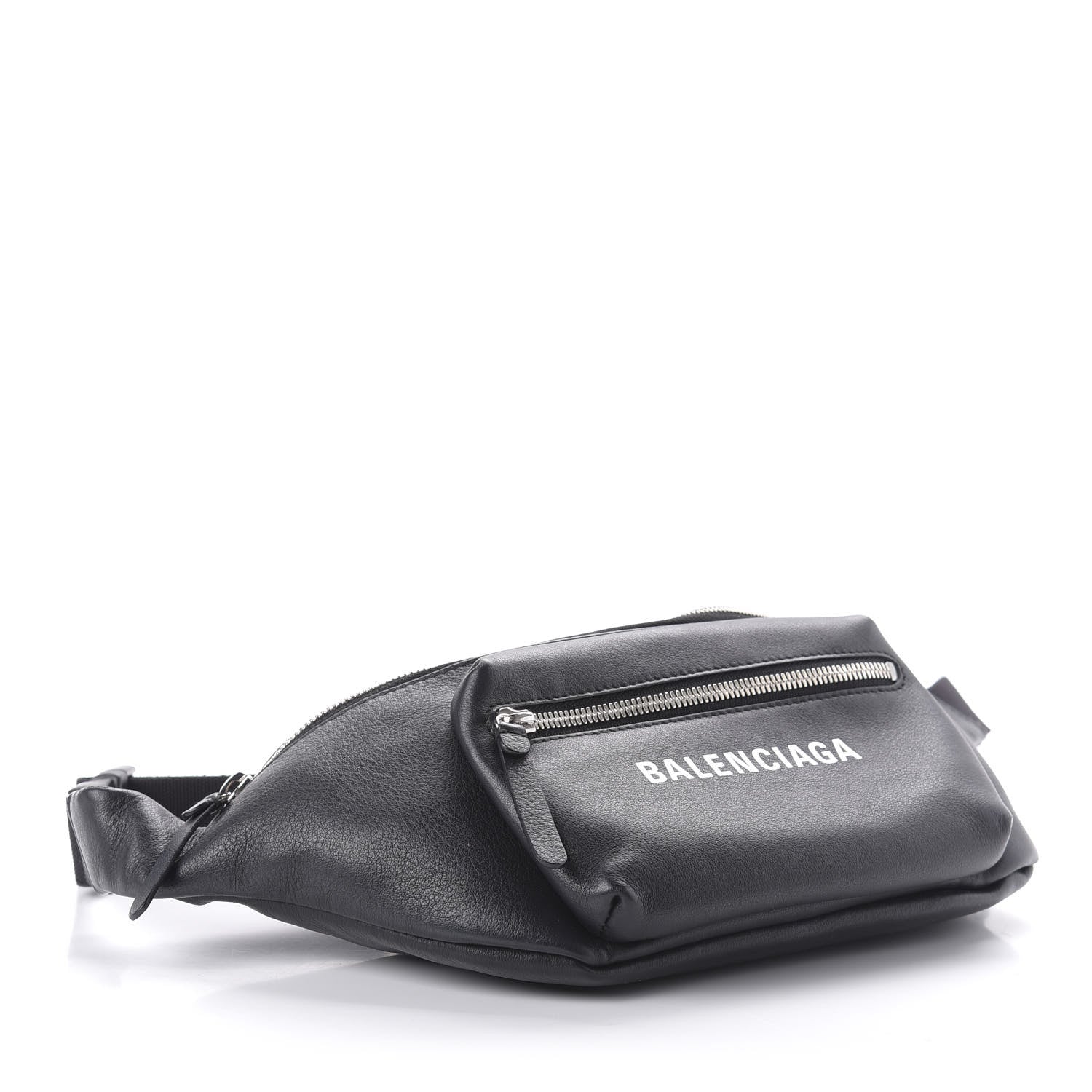 Balenciaga Calfskin Logo Everyday Beltpack Black 4 of 10