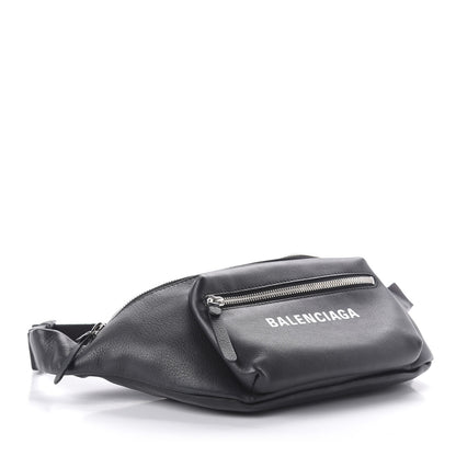 Balenciaga Calfskin Logo Everyday Beltpack Black 4 of 10