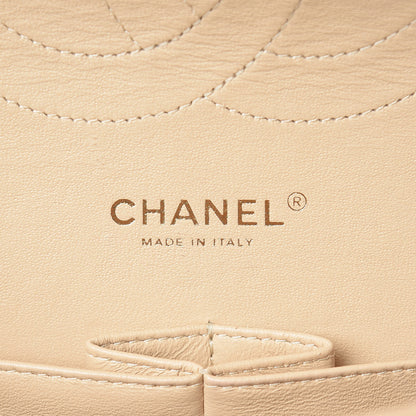 Chanel Caviar Quilted Jumbo Double Flap Beige 6 of 21