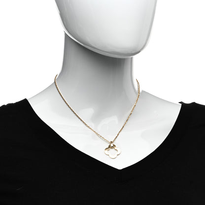Van Cleef & Arpels 18K Yellow Gold Byzantine Alhambra Pendant Necklace 2 of 5