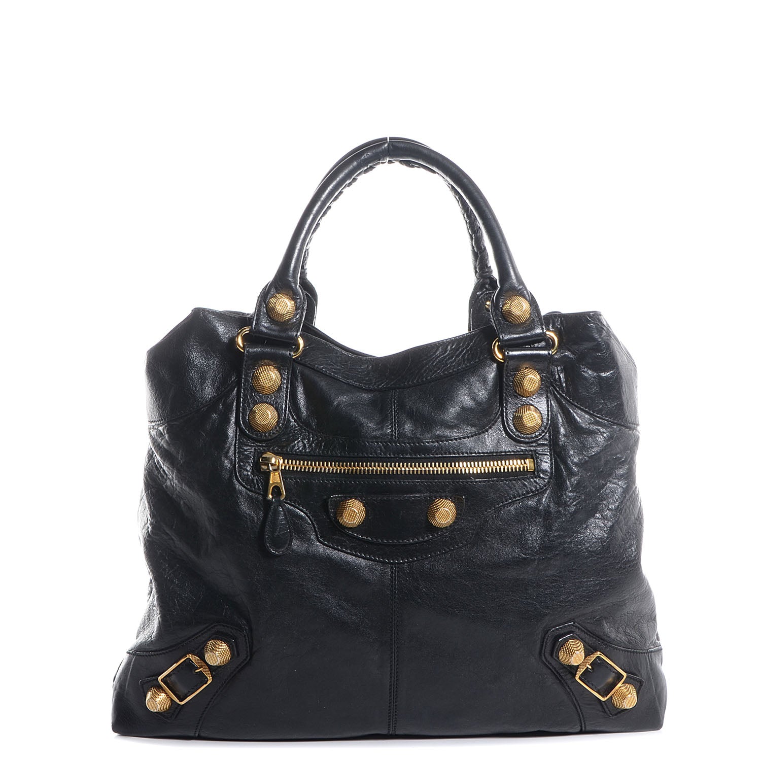 Balenciaga Agneau Giant 21 Gold Hardware Brief Black 1 of 11