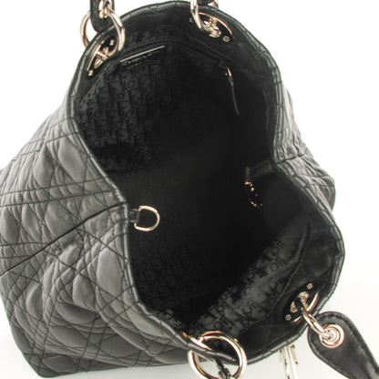 Christian Dior Lambskin Cannage Large Soft Lady Dior Tote Black 5 of 7