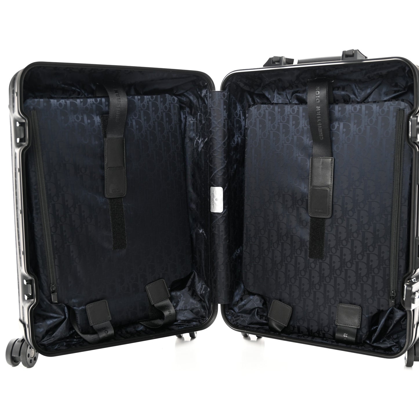 X RIMOWA Aluminum Gradient Cabin Luggage Black Multi