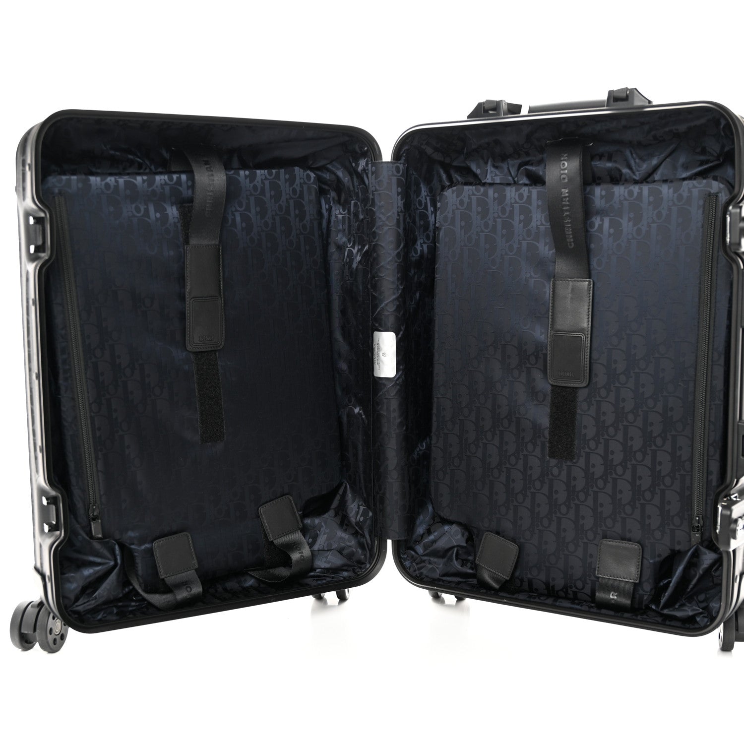 Christian Dior X RIMOWA Aluminum Gradient Cabin Luggage Black Multi 5 of 13