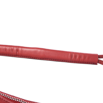 Gucci Guccissima Half Moon Bamboo Ring Hobo Red 8 of 12