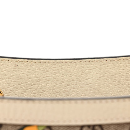 Gucci GG Supreme Monogram Flora Textured Calfskin Small Padlock Tote Beige Ebony Multicolor Mystic White 12 of 13