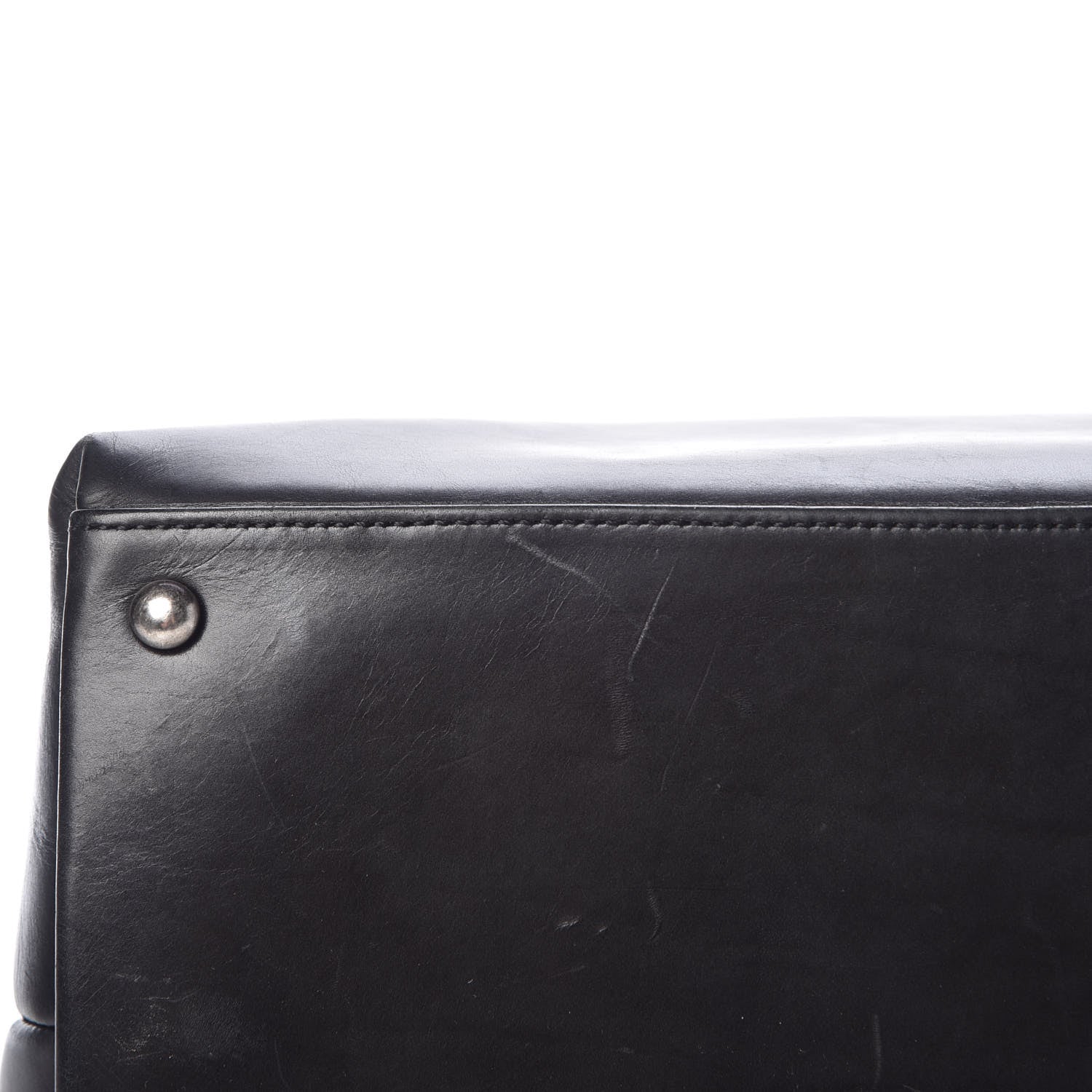 Chanel Glazed Calfskin Boy Tote Black 13 of 20