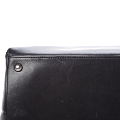 Chanel Glazed Calfskin Boy Tote Black 13 of 20