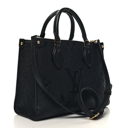 Louis Vuitton Empreinte Monogram Giant Onthego PM Black 3 of 9