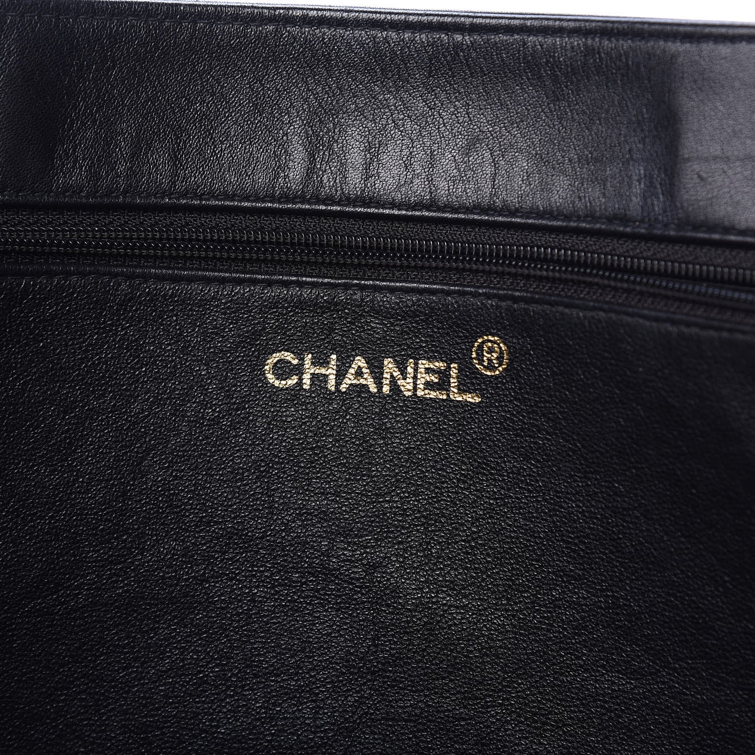 Chanel Lambskin CC Tote Black 7 of 16