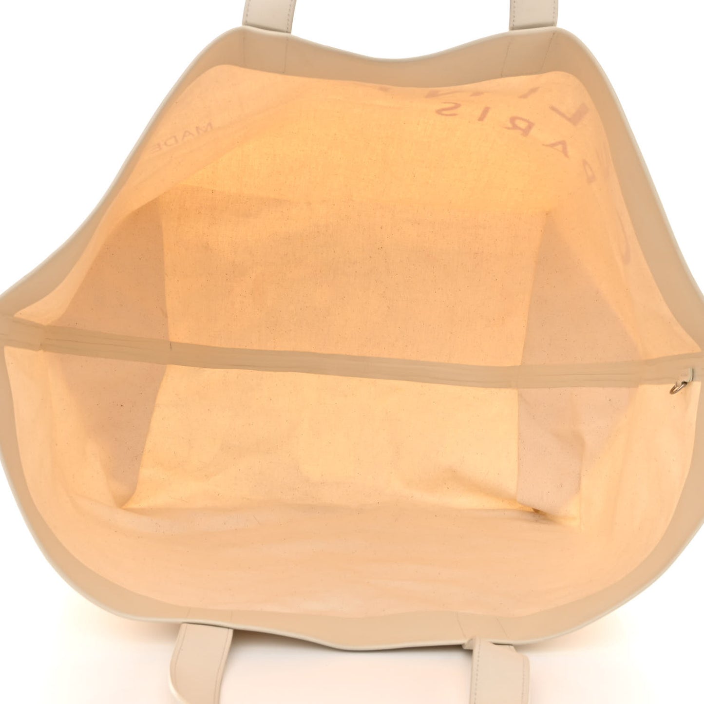 Textile Medium Made In Tote Natural Red