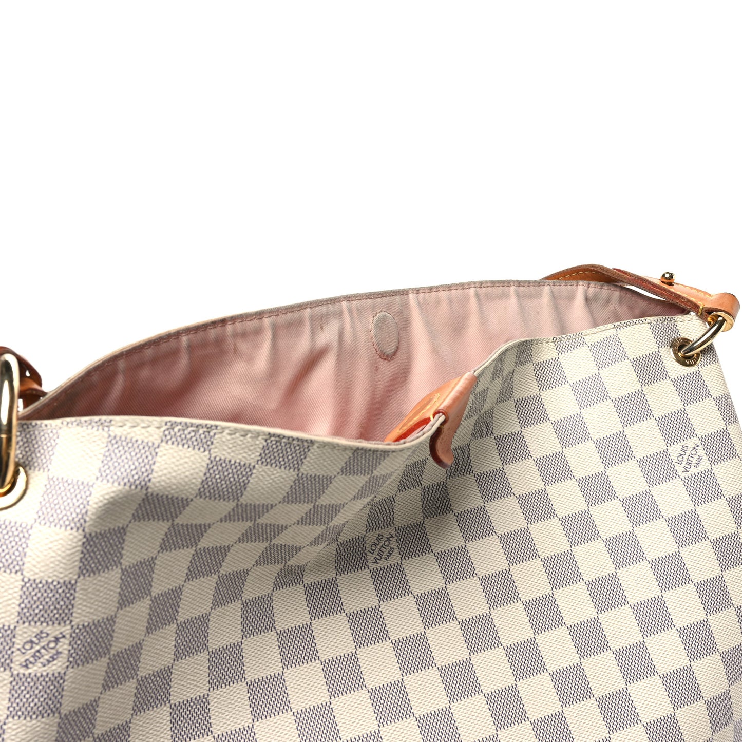 Damier Azur Graceful MM Rose Ballerine