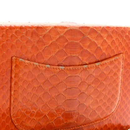 Chanel Snakeskin Wallet On Chain WOC Orange 12 of 14