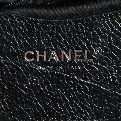 Chanel Glazed Calfskin On The Road XL Flap Black 6 of 7