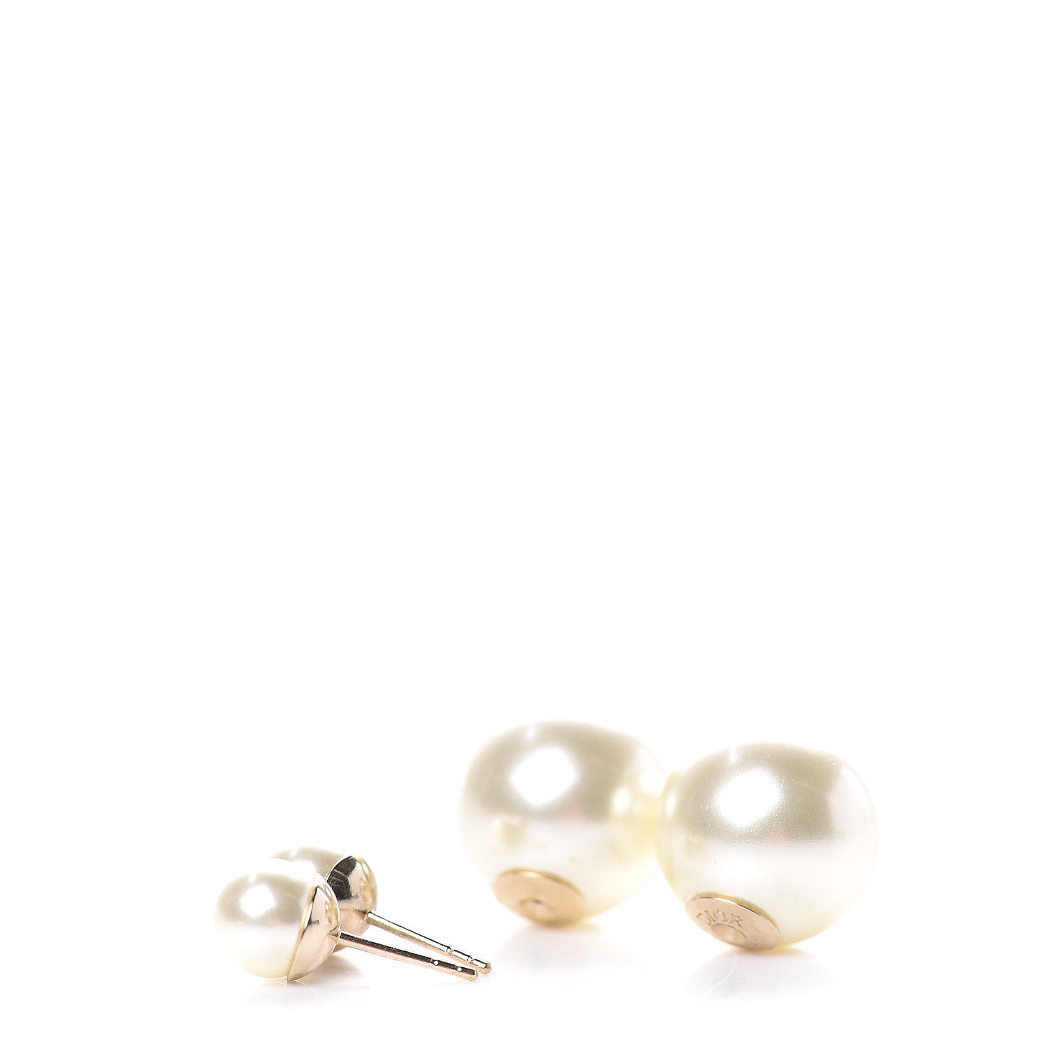 Christian Dior Pearl Mise En Dior Tribal Earrings 3 of 3