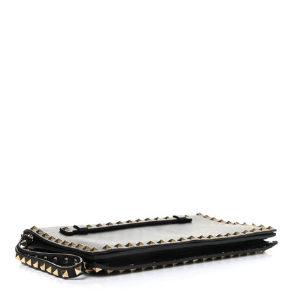 Valentino Garavani Nappa Rockstud Wristlet Clutch Black 4 of 7