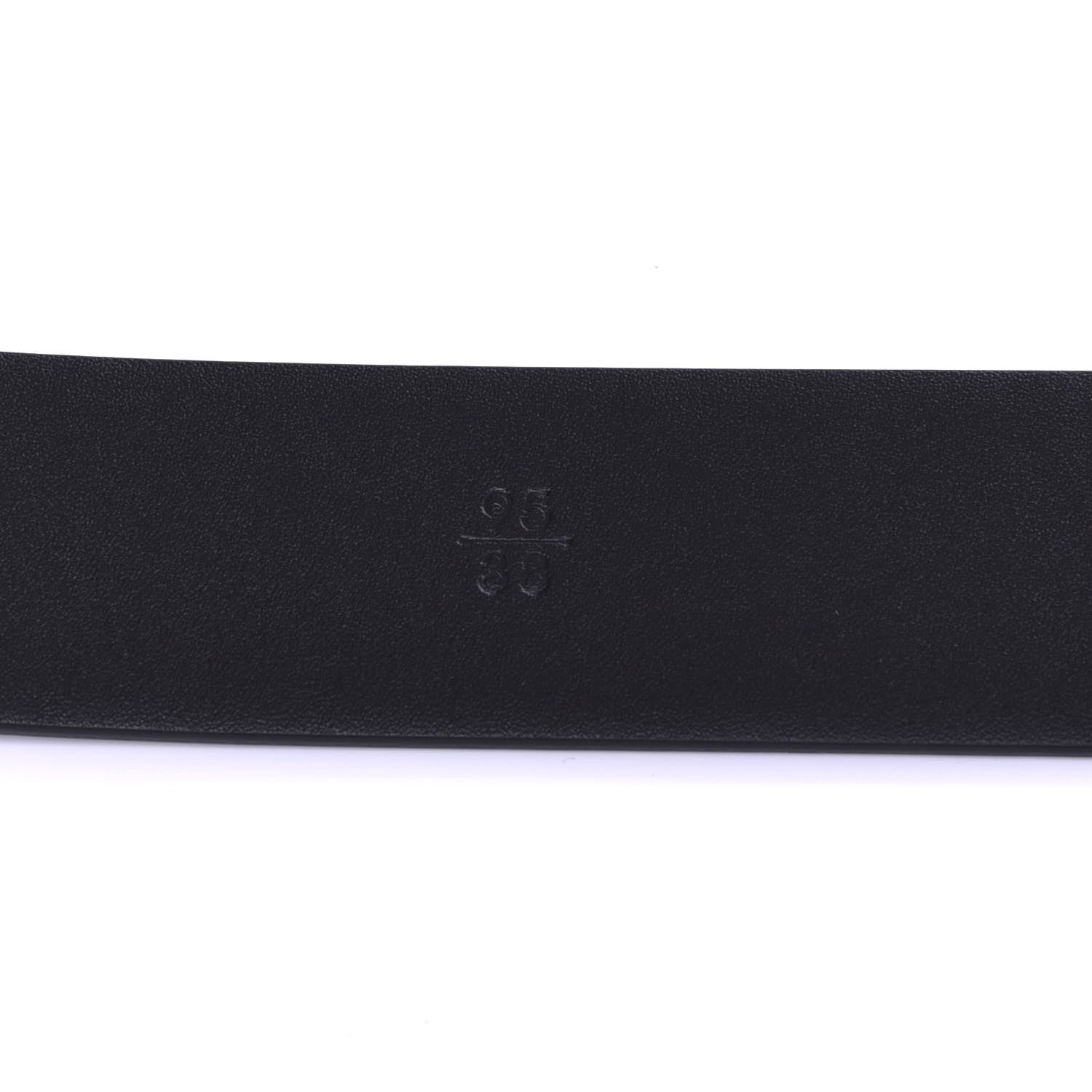 Chanel Calfskin Crystal Pearls Coronation CC Belt 95 38 Black 4 of 5