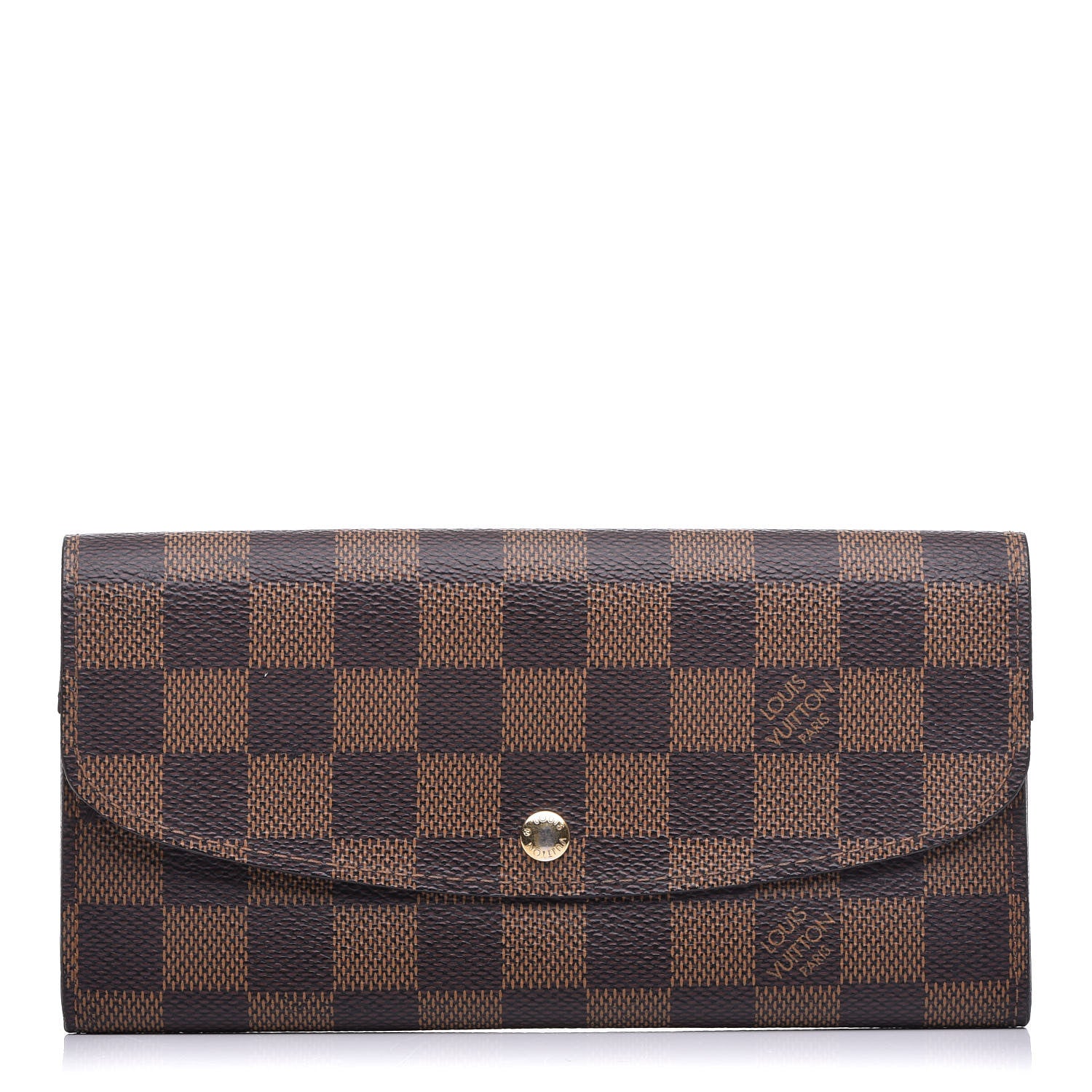Louis Vuitton Damier Ebene Emilie Wallet 1 of 12