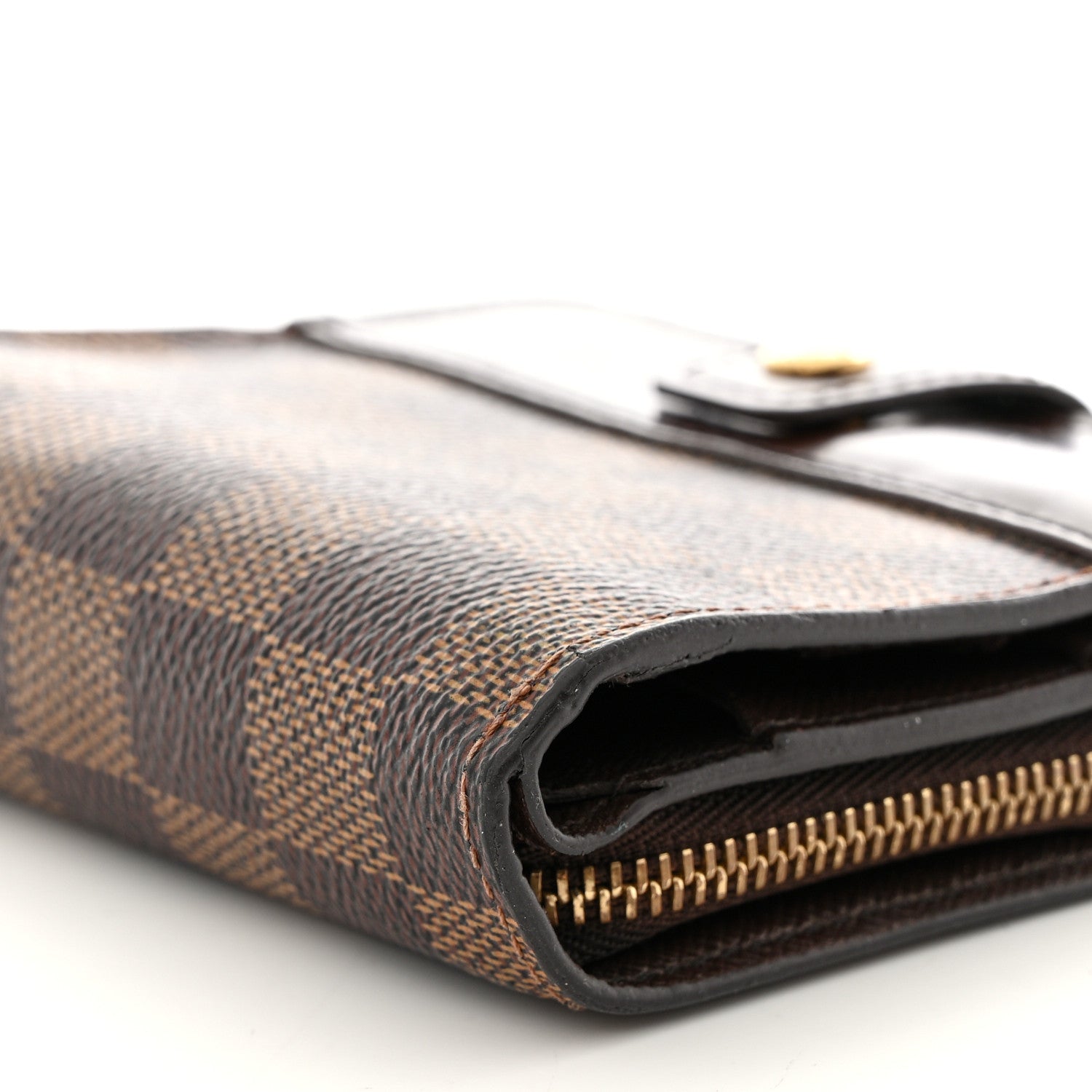 Louis Vuitton Damier Ebene Zippe Zipped Compact Wallet 8 of 12