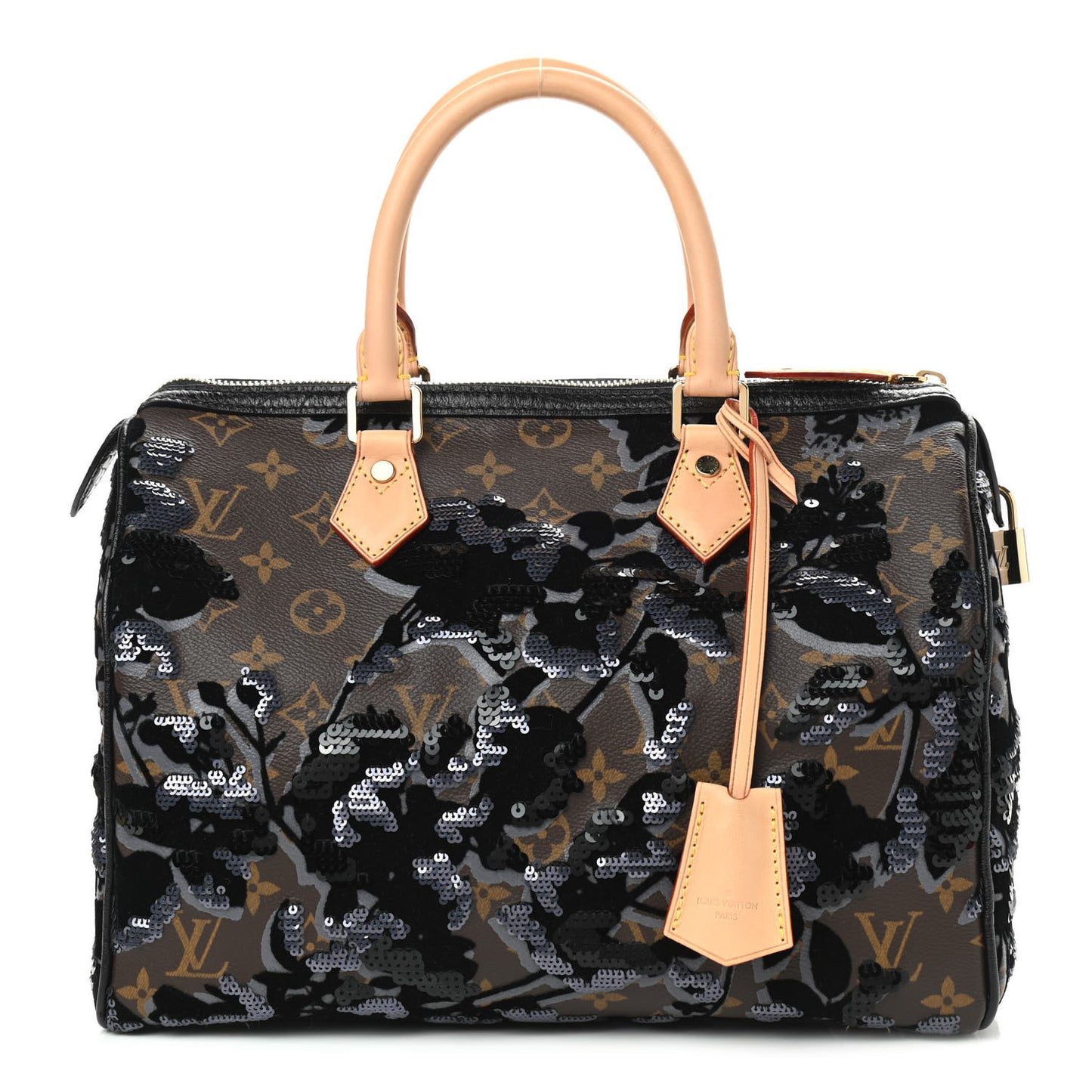 Monogram Fleur De Jais Sequins Speedy 30