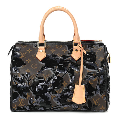 Louis Vuitton Monogram Fleur De Jais Sequins Speedy 30 1 of 9