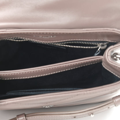 Saint Laurent Calfskin Y Quilted Monogram Toy Loulou Satchel Dusty Grey 5 of 9
