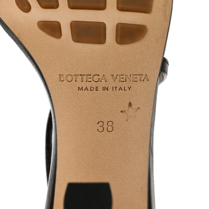 Bottega Veneta Crush Calfskin The Line 90mm Sandals 38 Chocolate Spread 6 of 11