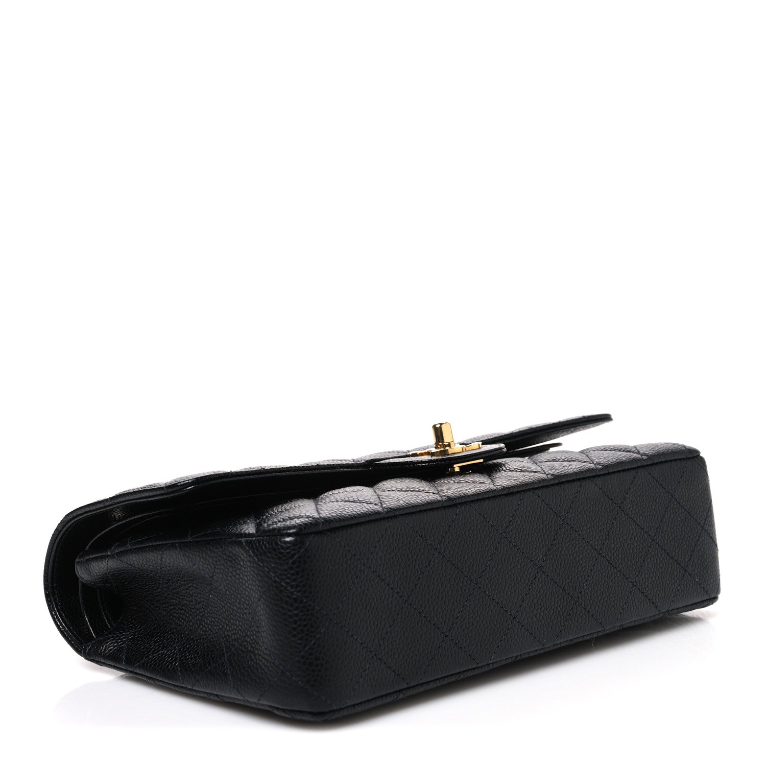 Chanel Caviar Quilted Medium Double Flap Black 3 of 10