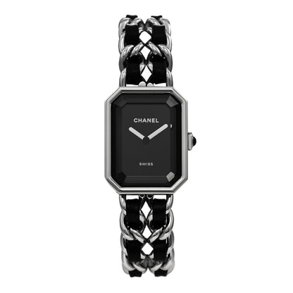 Chanel Stainless Steel Lambskin 20mm Chain Premiere Quartz Watch 1 of 5