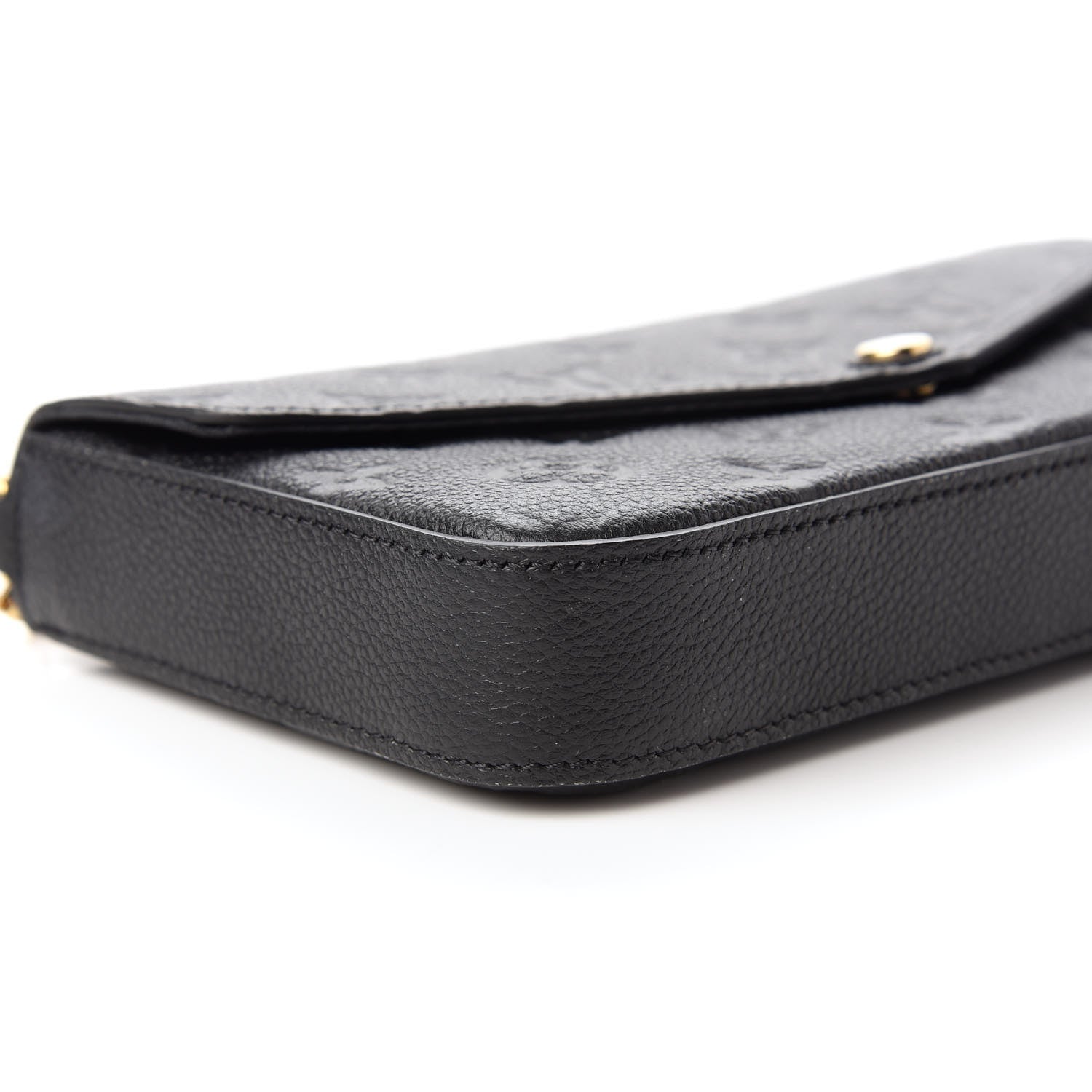 Louis Vuitton Empreinte Pochette Felicie Chain Wallet Black 6 of 11