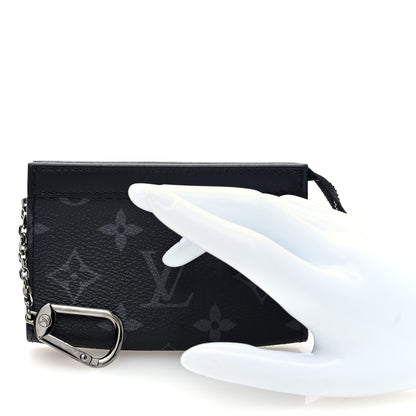 Louis Vuitton Monogram Eclipse Key Pouch Voyage 2 of 6