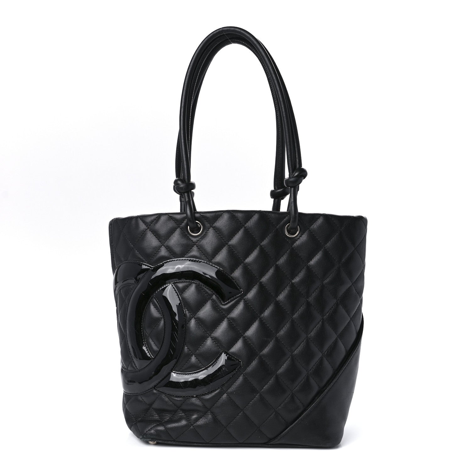Chanel Calfskin Quilted Medium Cambon Tote Black 1 of 12