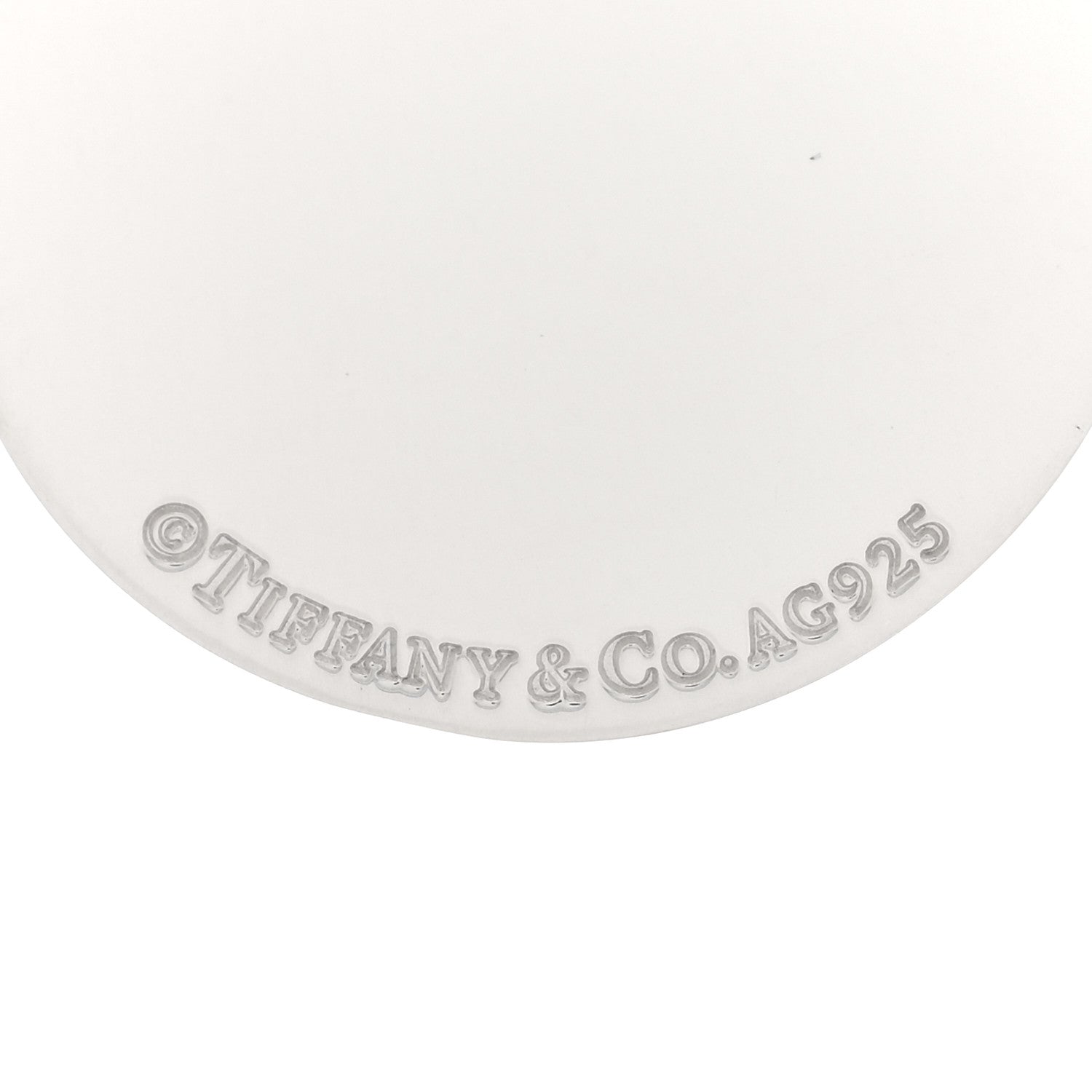 Tiffany Sterling Silver Love Bugs Round Tag Charm 3 of 4