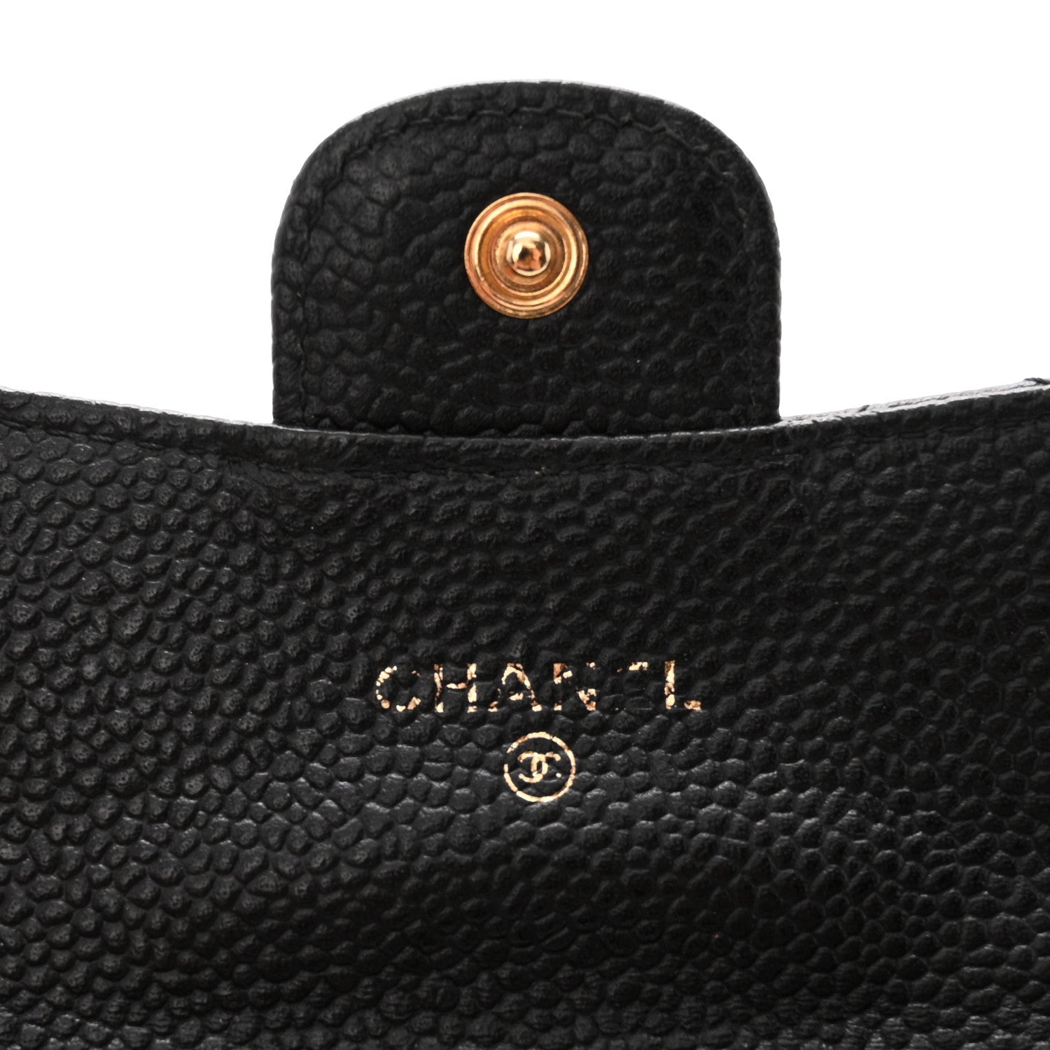 Chanel Caviar Quilted Flap Zip Card Holder Black 8 of 8