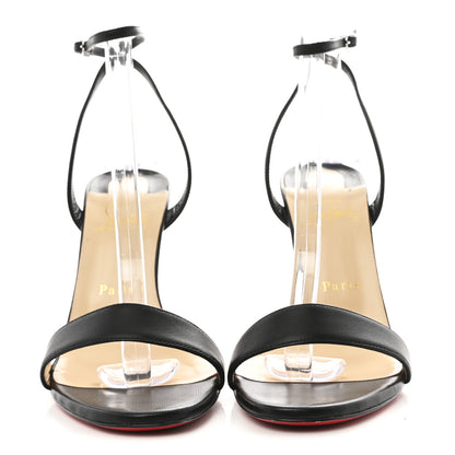 Christian Louboutin Nappa Loubigirl 100 Sandals 38.5 Black 3 of 12