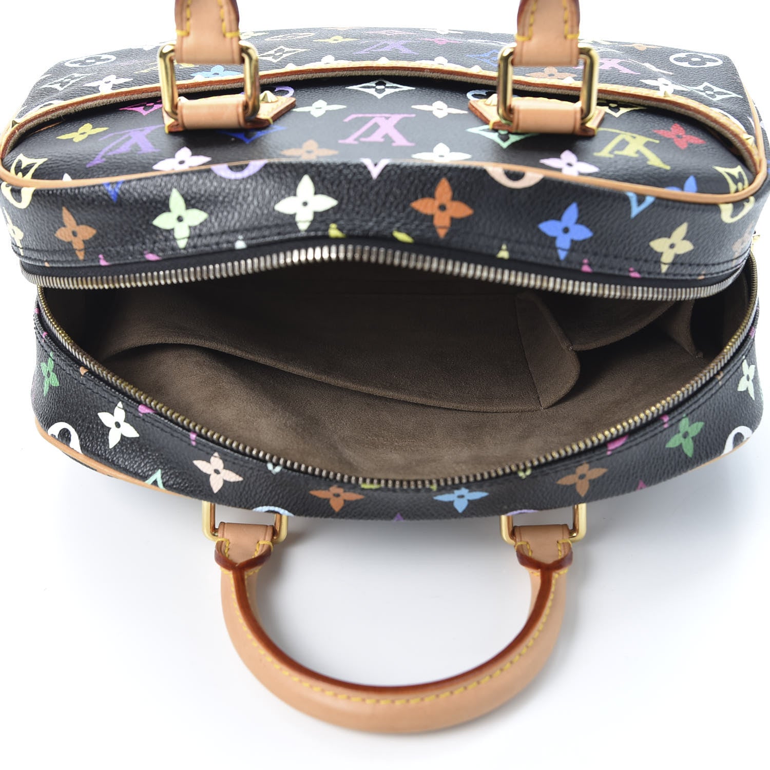 Louis Vuitton Monogram Multicolor Trouville Black 4 of 8