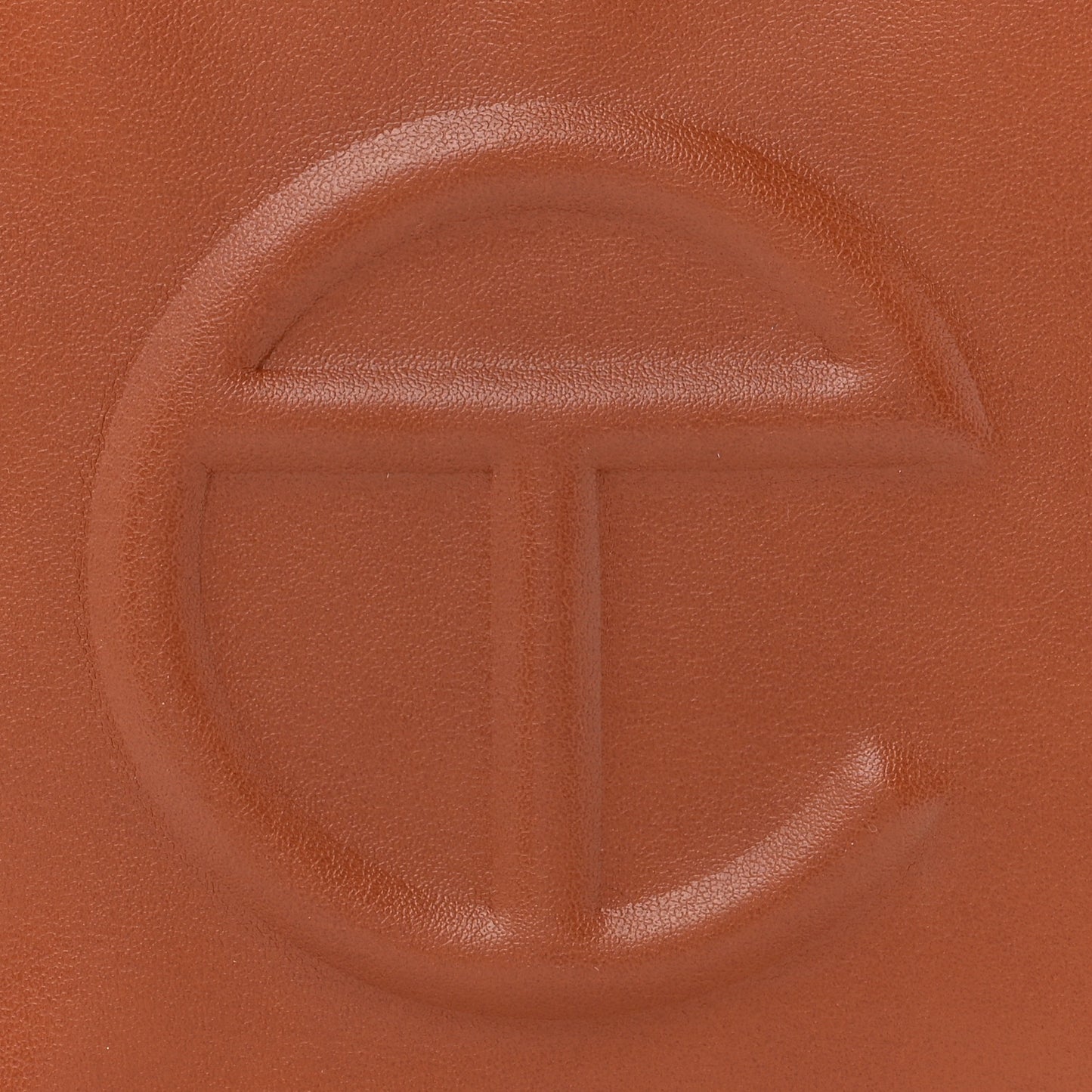 Vegan Leather Small Shopping Bag Tan
